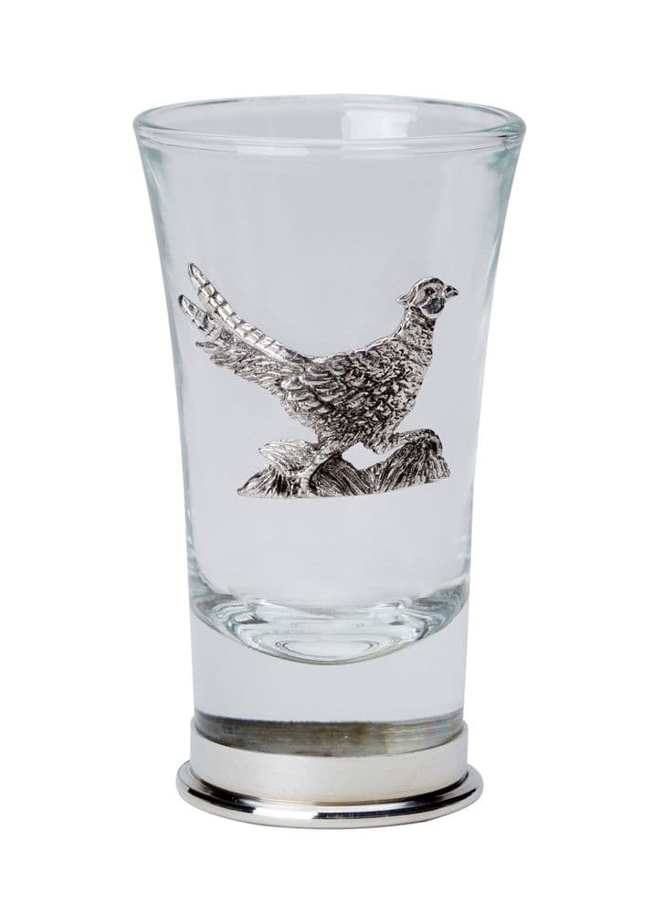Bisley Running Pheasant Shot Glass – New Forest Clothing