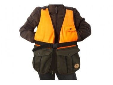 Firedog High Visibility Hunting Vest – Handmade Blaze Orange Shooting Waistcoat