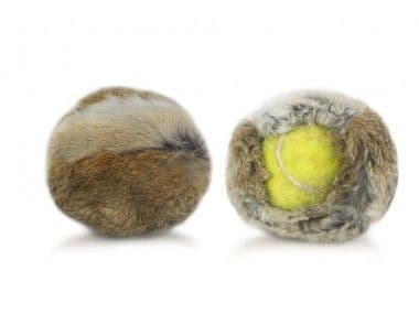 Firedog Rabbit Fur Tennis Ball Cover