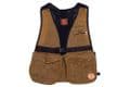 Firedog Waxed Cotton Hunter Air Vest: Dark Brown at Gundog Gear