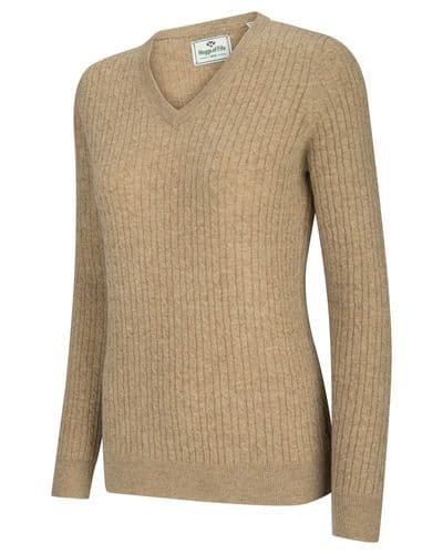 Hoggs of Fife Lauder Ladies Cable Pullover