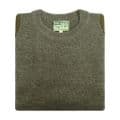 Hoggs of Fife Marled Green Melrose Hunting Pullover at Gundog Gear