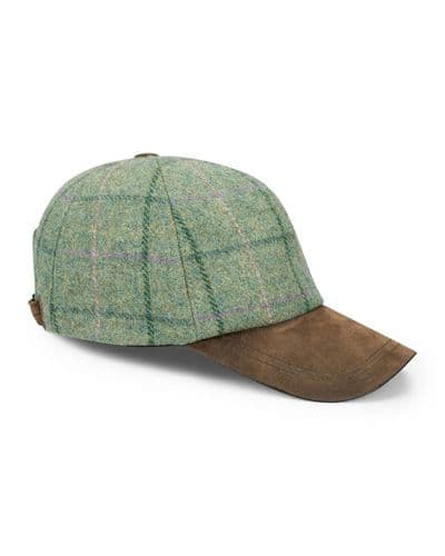 Hoggs of Fife Roslin Ladies Tweed Baseball Cap