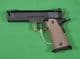 ARMY ARMAMENT R501 GBB CUSTOM 1911 GBB FULL METAL IN BLACK AND DESERT TAN