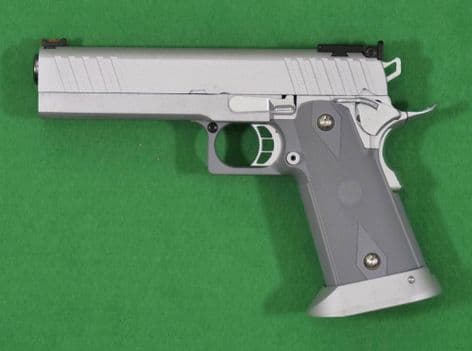 Army Custom 5.1 Hi-Capa Gas Blowback Pistol (R609 - Silver)