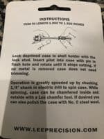 Case Length Gauge & Shell Holder - 6.5 Creedmoor