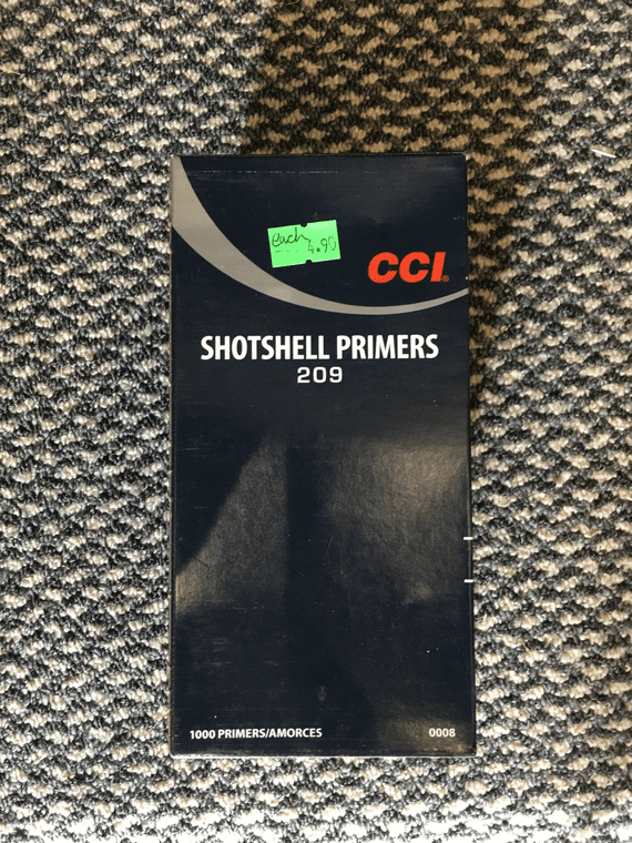 CCI Shot Shell Primers 209 per 100