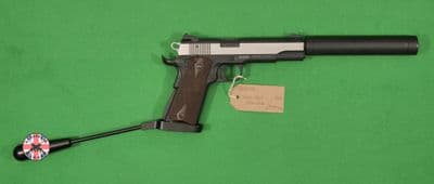 GSG 1911 .22lr Long Barrel Pistol Black & Silver Used