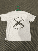 Gunfellas Crossed AR T-Shirt Grey