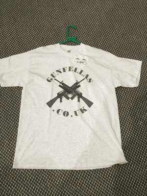 Gunfellas Crossed AR T-Shirt Grey
