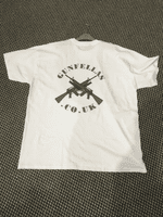 Gunfellas Crossed AR T-Shirt White