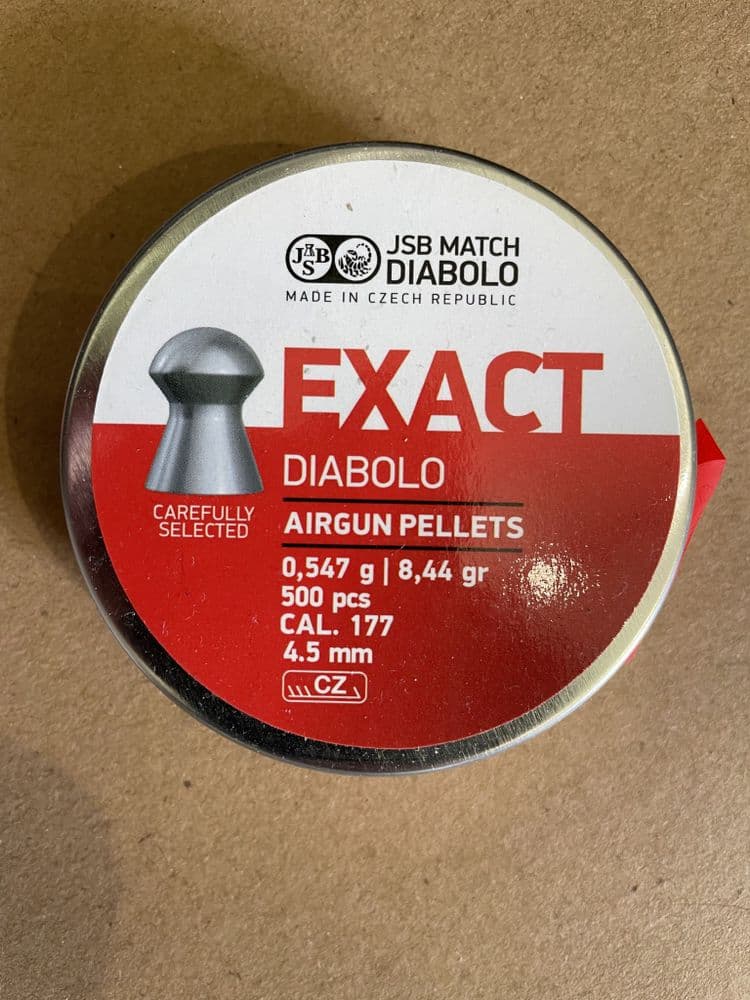 JSB Exact Jumbo Heavy Airgun Pellets 177