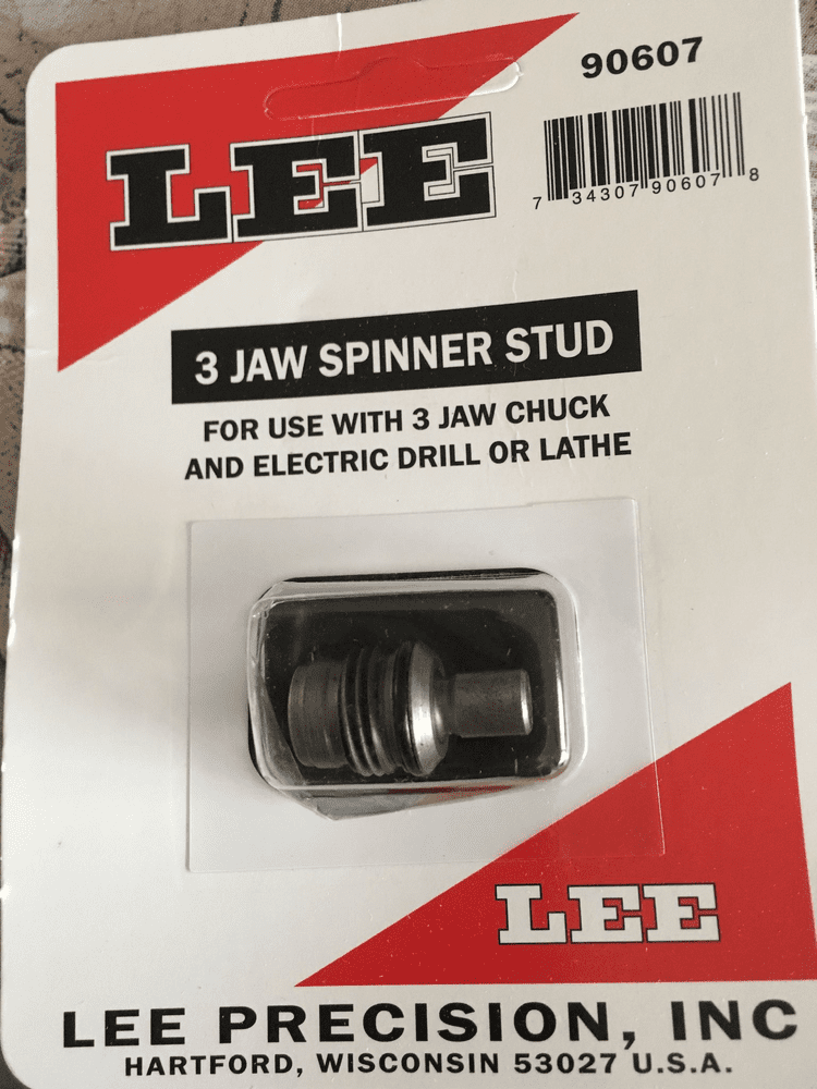 Lee 3 Jaw Spinner Stud