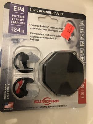 Surefire EP4 Black ear protection Size Medium