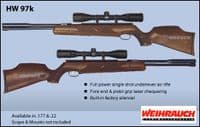 Weirauch HW97k Air Rifle standard beech stock