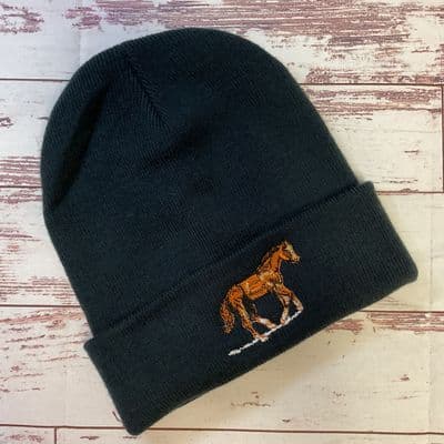 Adults beanie horse hat