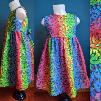 Butterfly rainbow dress
