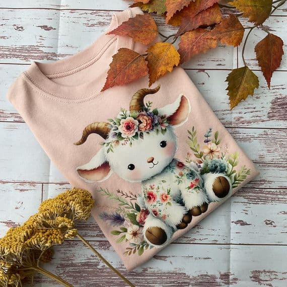 Children’s goat Tshirt