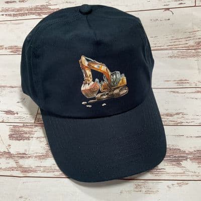 Digger baseball cap navy  apron 3 to 8 years