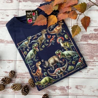 Dinosaur T-shirt Navy