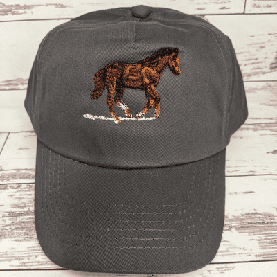 grey horse cap