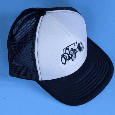 kids tractor trucker hat Navy