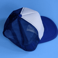 kids tractor trucker hat Royal Blue