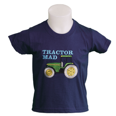 Tractor Mad kids t-shirt with Green  tractor