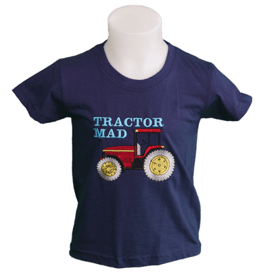 Tractor Mad kids t-shirt with Red tractor