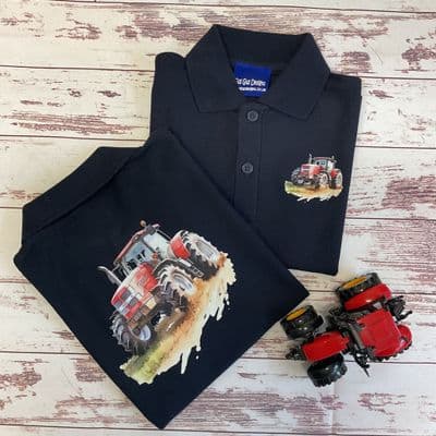 Tractor polo navy Red tractor