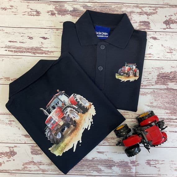 Tractor polo navy Red tractor