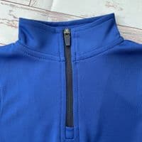 Tractor sweat track top blue