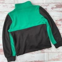 Tractor sweat track top green