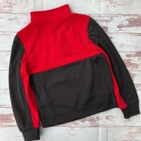 Tractor sweat track top red