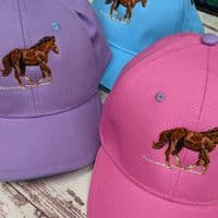 Turquoise  horse cap