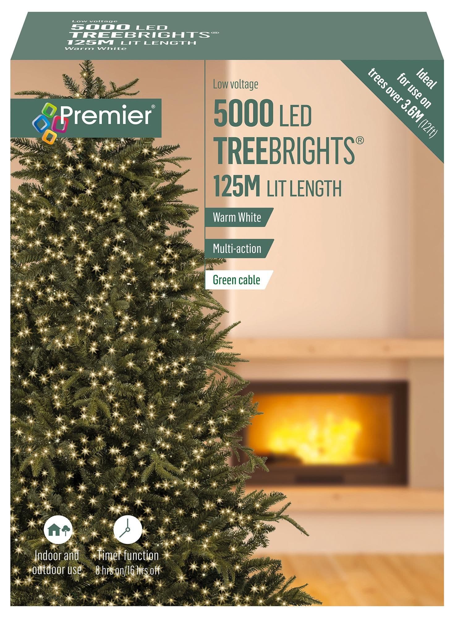 1.5M/5FT 144 LEDs Fir Snow Tree Light Warm White Home/Festival/Party/Christmas
