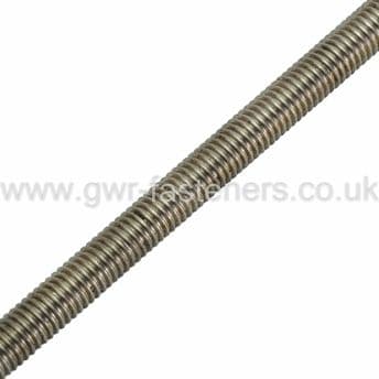 Short Bar Threaded 0BA Threaded Bar - Stainless Steel