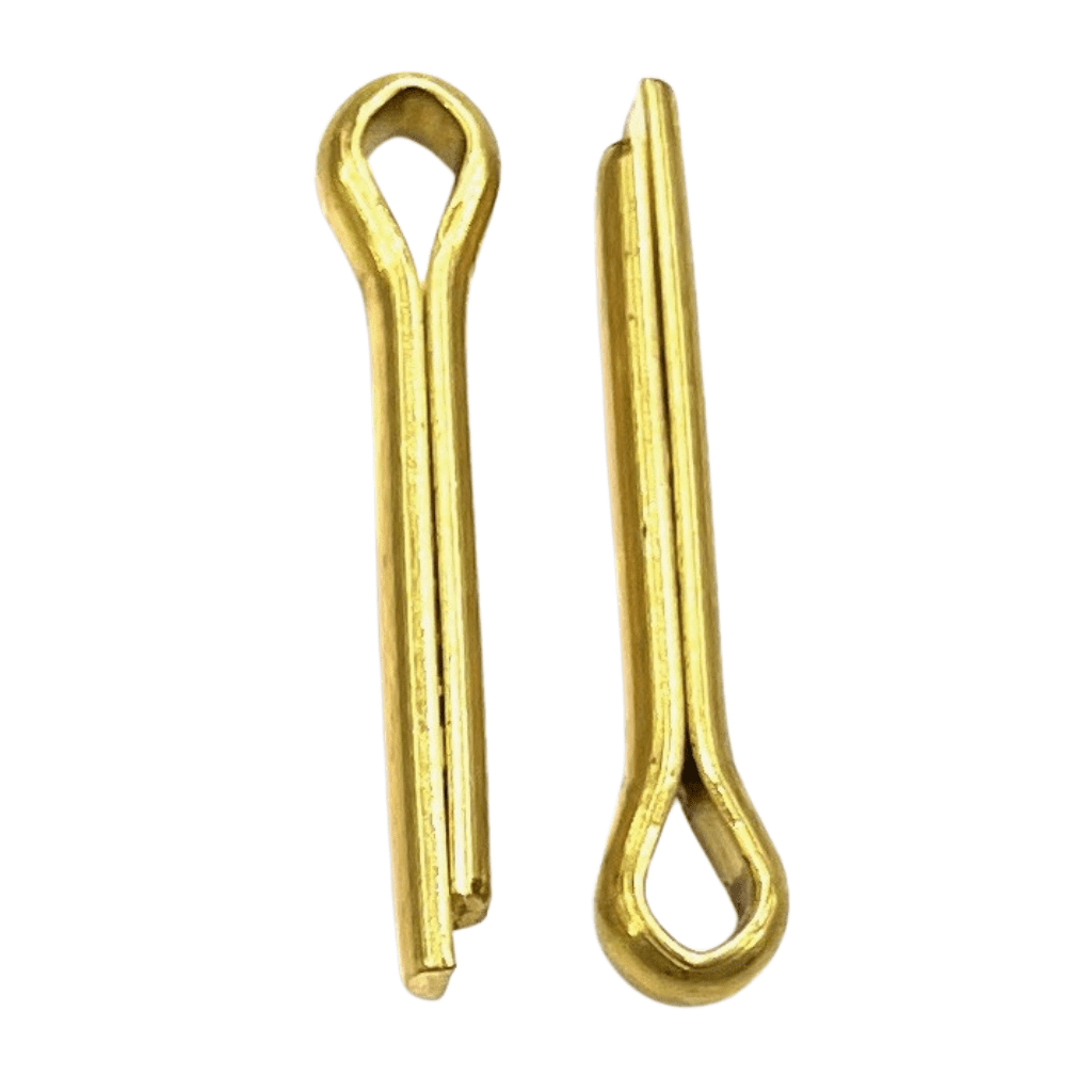 Split Pin Rusted 2mm x 50mm Split Cotter Pins DIN 94 - Brass