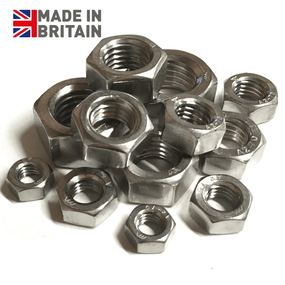 3 8 BSF Full Nuts BS 1083 303 Stainless Steel 3-8-bsf-full-nuts-bs-1083-303-stainless-steel