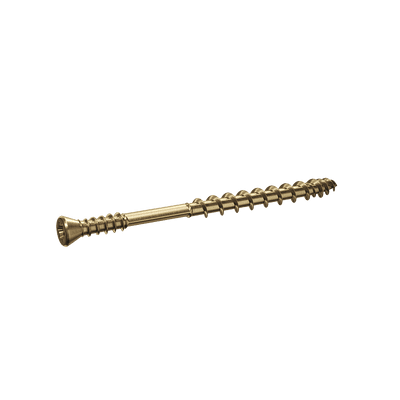 3.5mm x 25mm LOST-TITE® Tongue & Groove Flooring Screws - Yellow Zinc Plated - Box of 200