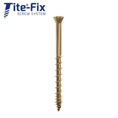 3.5mm x 45mm TONGUE-TITE® Tongue & Groove Flooring Screws - Yellow Zinc Plated - Box of 200