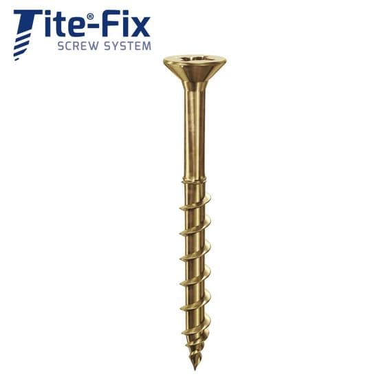 Buy 3.9mm x 40mm MDF-TITE® MDF Flooring Screws - Net-Coat® Yellow - Box of 200