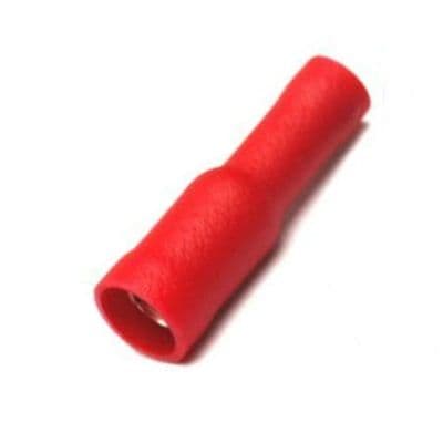4.0mm Female Bullet Crimp Connectors - Red