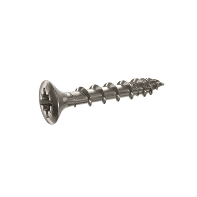 4.0mm x 30mm HINGE-TITE® Raised Hinge & Latch Screws - Chrome - Box of 50