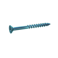 Buy 4.2mm x 45mm FLOOR-TITE® Fibre & Wooden Flooring Screws - Net-Coat® Blue - Box of 200