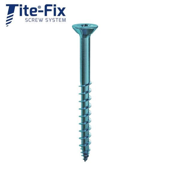 Buy 4.2mm x 45mm FLOOR-TITE® Fibre & Wooden Flooring Screws - Net-Coat® Blue - Box of 200