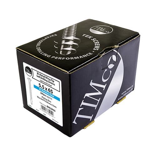 4.8 x 38 TIMCO Countersunk Metal Construction Timber to Light Section ...