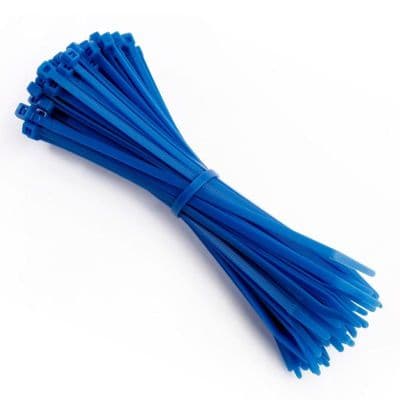 4.8mm x 200mm Blue Cable Ties