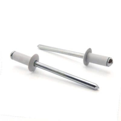 Standard Flange Blind Pop Rivets - White Aluminium