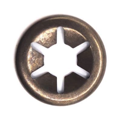 4mm Push-On Fixing Washer - Spring Steel